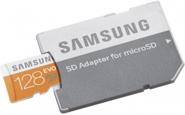 Карта памяти Micro Secure Digital XC/10 128Gb Samsung EVO