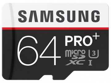 Карта памяти Micro Secure Digital XC/10  64Gb Samsung Pro Plus