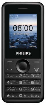Телефон Philips E103 Черный