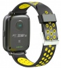 Смарт часы JET Sport SW-5 чёрный/жёлтый