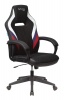 Кресло игровое Бюрократ VIKING 3 AERO RUS белый/синий/красный черный