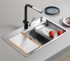 Кухонная многофункциональная мойка Xiaomi Youpin Mensarjor Kitchen Multi Function Manual Sink со смесителем, Серебристая (CN,2818V2)