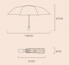 Зонт Xiaomi Zuodu Reverse Folding Umbrella Бежевый