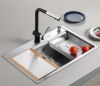 Кухонная многофункциональная мойка Xiaomi Youpin Mensarjor Kitchen Multi Function Manual Sink со смесителем, Серебристая (CN,2418V1)
