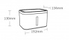 Держатель для туалетной бумаги Xiaomi DiiiB Aluminum Toilet Paper Holders Серебристый (DXGJ005)