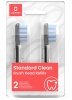 Сменные насадки для зубной щетки Xiaomi Oclean Standard Clean Brush Head, Чёрные (2шт)