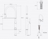 Смеситель для раковины Xiaomi Youpin Dabai U-Yue Kitchen Intelligent NOT-Induction Черный (DXCF004-T)