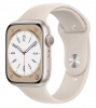 Смарт часы Apple Watch Series 8 45mm Aluminum Case with Sport Band Starlight