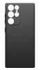 Чехол для смартфона Samsung Galaxy S22 Ultra, BoraSCO, чёрный (soft-touch, микрофибра)