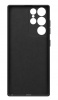 Чехол для смартфона Samsung Galaxy S22 Ultra, BoraSCO, чёрный (soft-touch, микрофибра)