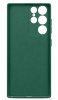 Чехол для смартфона Samsung Galaxy S22 Ultra, BoraSCO, зелёный опал (soft-touch, микрофибра)