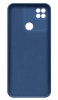 Чехол для смартфона Xiaomi Redmi 10A, BoraSCO, синий (soft-touch, микрофибра)