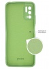 Чехол для смартфона Xiaomi Redmi Note 10S, PERO, зелёный (liquid silicone)