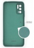 Чехол для смартфона Xiaomi Redmi Note 10S, PERO, тёмно-зелёный (liquid silicone)