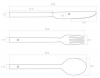 Набор столовых приборов Xiaomi HuoHou Stainless Steel 3 set (HU0023)
