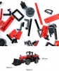 Конструктор Xiaomi Onebot Toy Truck Engineering Bulldozer (OBZZJ01AIQI,GP00017/GP00091)