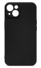 Чехол для смартфона Apple iPhone 14 Plus, BoraSCO, чёрный (soft-touch, микрофибра)