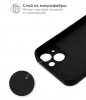 Чехол для смартфона Apple iPhone 14 Plus, BoraSCO, чёрный (soft-touch, микрофибра)