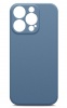 Чехол для смартфона Apple iPhone 14 Pro, BoraSCO, синий (soft-touch, микрофибра)