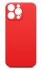 Чехол для смартфона Apple iPhone 14 Pro Max, BoraSCO, красный (soft-touch, микрофибра)