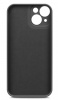 Чехол для смартфона Apple iPhone 14, BoraSCO, чёрный (soft-touch, микрофибра)