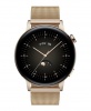 Смарт часы Huawei Watch GT 3 (42 мм) Золотистые/ремешок с миланским плетением (MIL-B19)