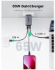 Сетевое зарядное устройство Ugreen GaN Fast Charger GaN X 65W Черный (CD244)