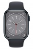Смарт часы Apple Watch Series 8 45mm (S/M) Aluminum Case with Sport Band Midnight+Midnight