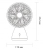 Вентилятор портативный Xiaomi SOTHING Bridal Bouquet Desktop Fan Зелёный (DSHJ-S-2113AКБ)