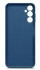 Чехол для смартфона Samsung Galaxy A24 4G, BoraSCO, синий (soft-touch, микрофибра)