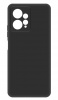 Чехол для смартфона Xiaomi Redmi Note 12 (4G), BoraSCO, чёрный (soft-touch, микрофибра)