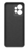 Чехол для смартфона Xiaomi Redmi Note 12 (4G), BoraSCO, чёрный (soft-touch, микрофибра)