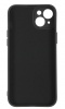 Чехол для смартфона Apple iPhone 15 Plus, BoraSCO, чёрный (soft-touch, микрофибра)