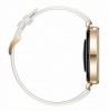 Смарт часы Huawei Watch GT 4 (41 мм) Золотистые/белый кожаный ремешок