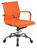 Кресло руководителя Бюрократ CH-993-Low/orange низкая спинка оранжевый