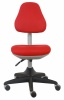 Кресло детское Бюрократ KD-2/R/TW-97N красный (красный пластик ручки)
