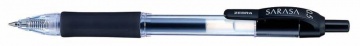 Ручка гелевая ZEBRA SARASA авт. (JJ3-BK) 0,5 мм черный