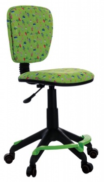 Кресло детское Бюрократ CH-204-F/CACTUS-GN зеленый кактусы