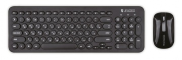 Клавиатура + Мышь Jet.A SlimLine KM30 W Black