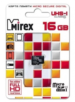 Карта памяти Micro Secure Digital HC/10 16Gb Mirex