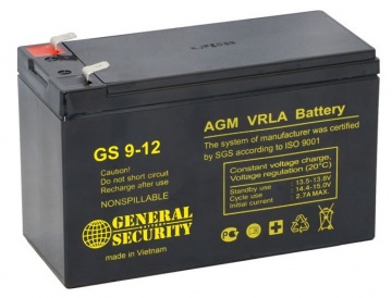 Аккумуляторная батарея General Security GSL 9-12