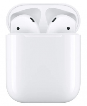 Беспроводная гарнитура Apple AirPods 2 (с зарядным футляром)