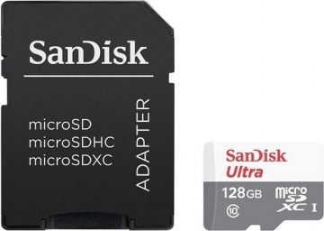 Карта памяти Micro Secure Digital XC/10 128Gb Sandisk Ultra