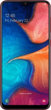 Смартфон Samsung Galaxy A20 3/32Gb Красный