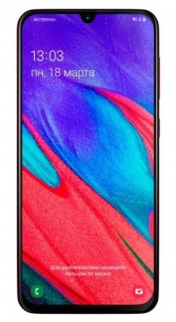 Смартфон Samsung Galaxy A40 4/64Gb Красный