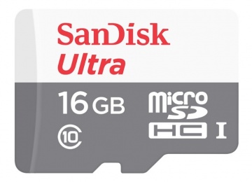 Карта памяти Micro Secure Digital HC/10 16Gb Sandisk Ultra 80
