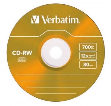 CD-RW CD-RW Verbatim, 700Mb Slim Case VS 12x