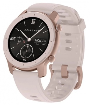 Смарт часы Xiaomi Amazfit GTR 42mm aluminium Розовые