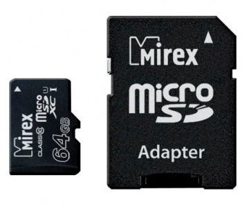Карта памяти Micro Secure Digital XC/10 64Gb Mirex
