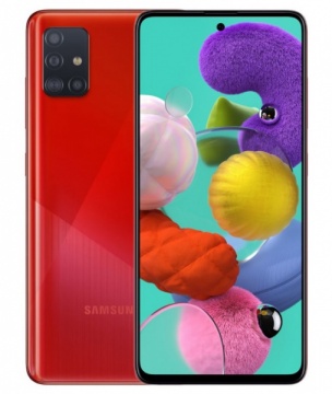 Смартфон Samsung Galaxy A51 6/128Gb Красный